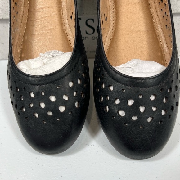 New Josef Seibel black flat distressed leather look 38 - Picture 5 of 5